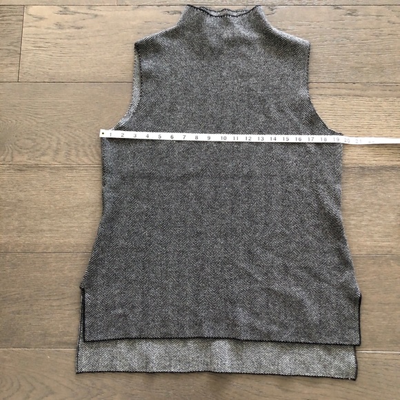Women’s Max Studio Vest gray black sz L - Picture 3 of 6